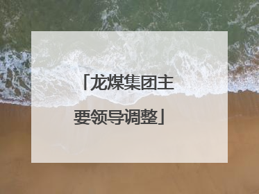 龙煤集团主要领导调整