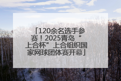 120余名选手参赛！2025青岛“上合杯”上合组织国家网球团体赛开幕