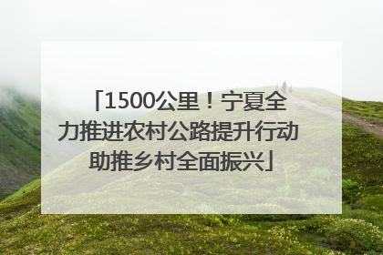 1500公里！宁夏全力推进农村公路提升行动 助推乡村全面振兴