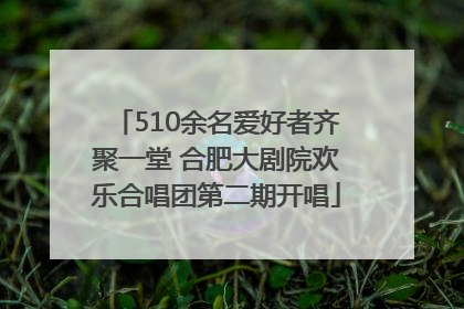 510余名爱好者齐聚一堂 合肥大剧院欢乐合唱团第二期开唱